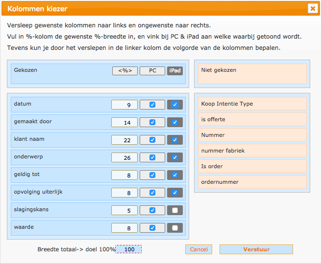 slimme kolomkiezer